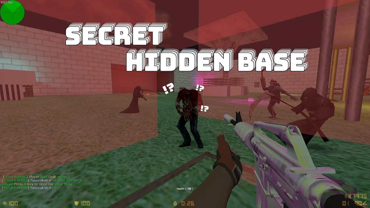 Zombie BaseBuilder Mode | Counter Strike 1.6 - Hidden Secret Base