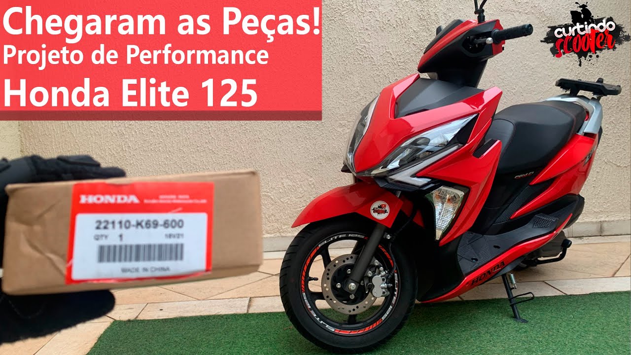 As Peças para o Projeto de Performance Chegaram  - Honda Elite 125