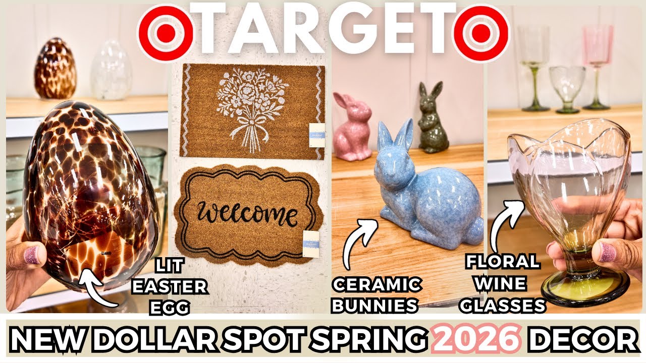 TARGET DOLLAR SPOT SPRING 2026 🌸 NEW Easter Decor Finds You NEED to See!