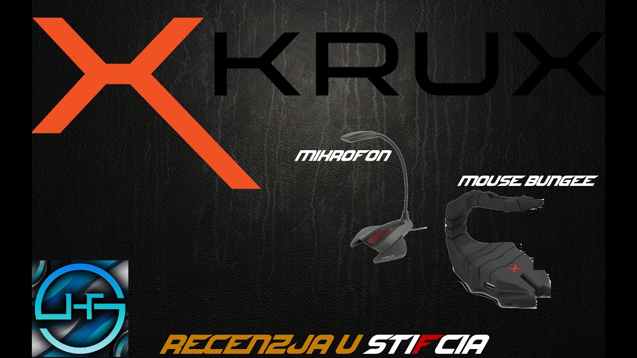 Test gadżetów od firmy KRUX - Mikrofon gamingowy i mouse bungee