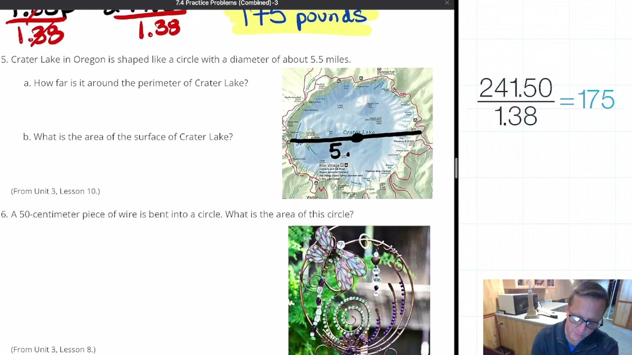 Unit 4, Lesson 3 Practice Problems (7th Grade Illustrative Math) IM 7.4.3