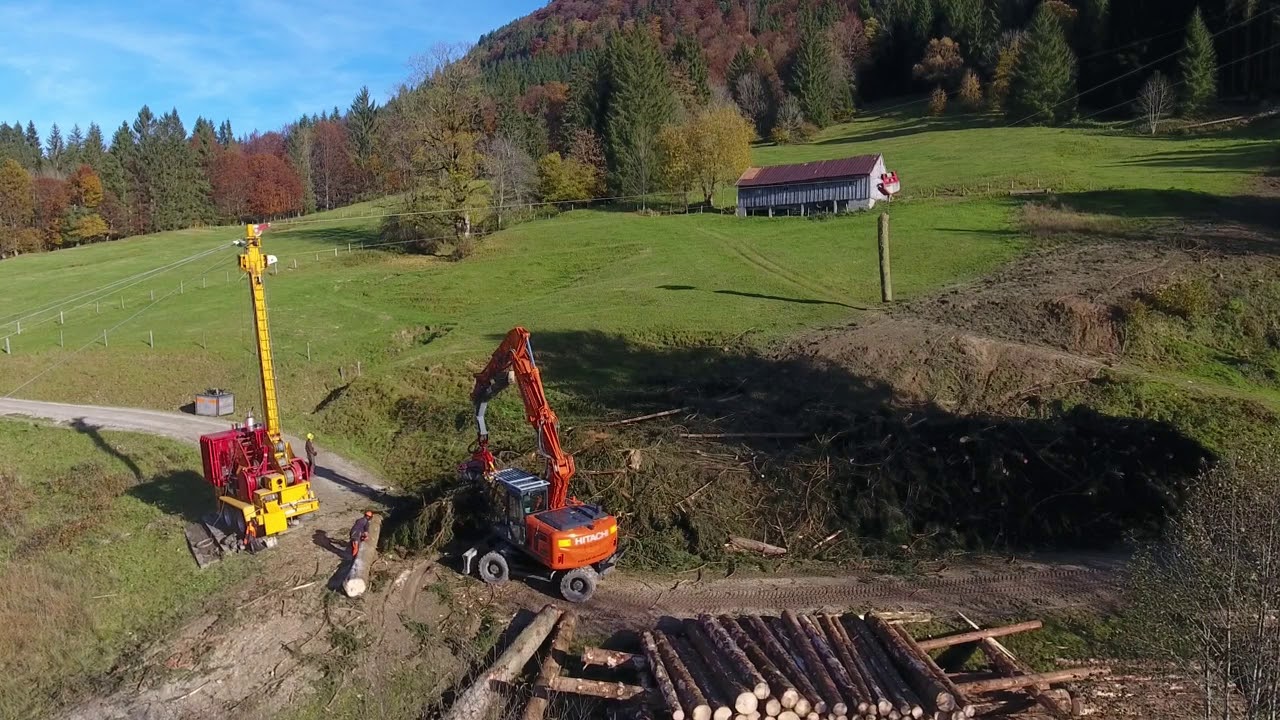 Unsere Koller K602 Seilbahn im Einsatz