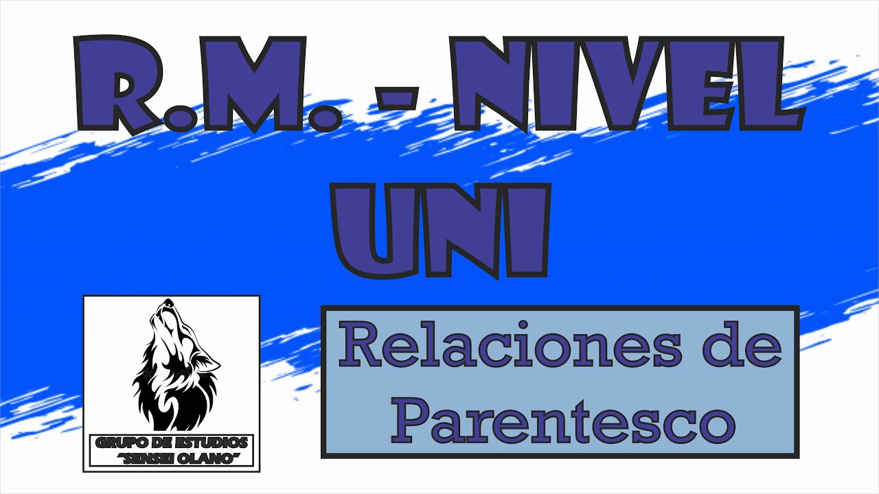 3. Relaciones de Parentesco (Nivel UNI - Completo)