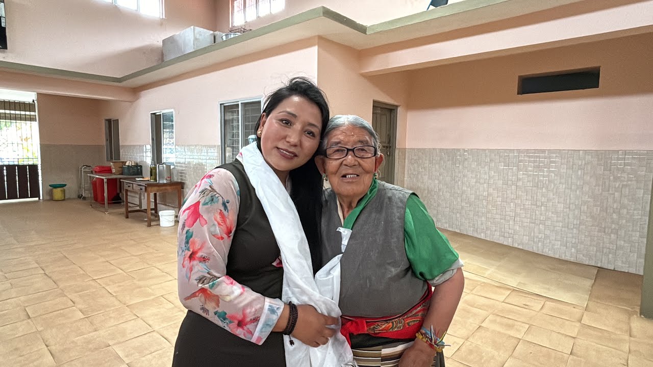 My Birthday  celebration with Kollegal Dhondenling Old Age Home and emotional moment