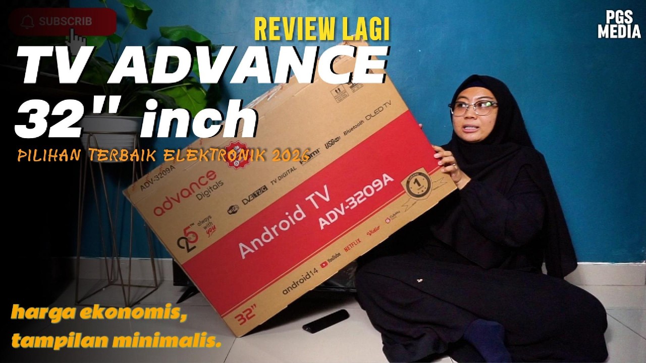 TV PALING EKONOMIS TAHUN 2026/REVIEW TV ADVANCE 32 INCH BLUETOOTH #pusatgrosirsidoarjo #grosirmurah