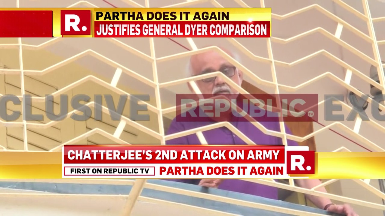 Partha Chatterjee Insults The Army Again - June 13, 2017
