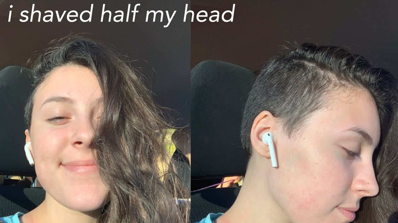 i shaved half my head
