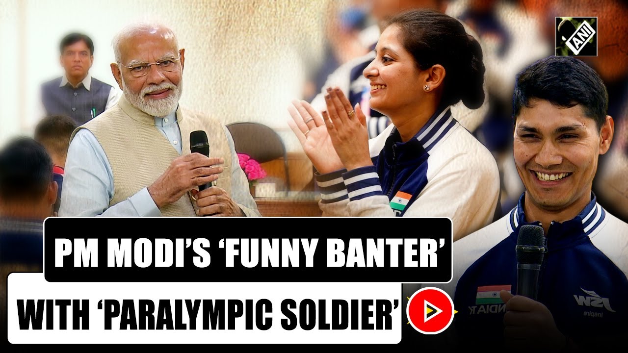 “Ab Ghar Me Kya Hoga Tera...” PM Modi’s funny banter with Paralympic soldier, coach