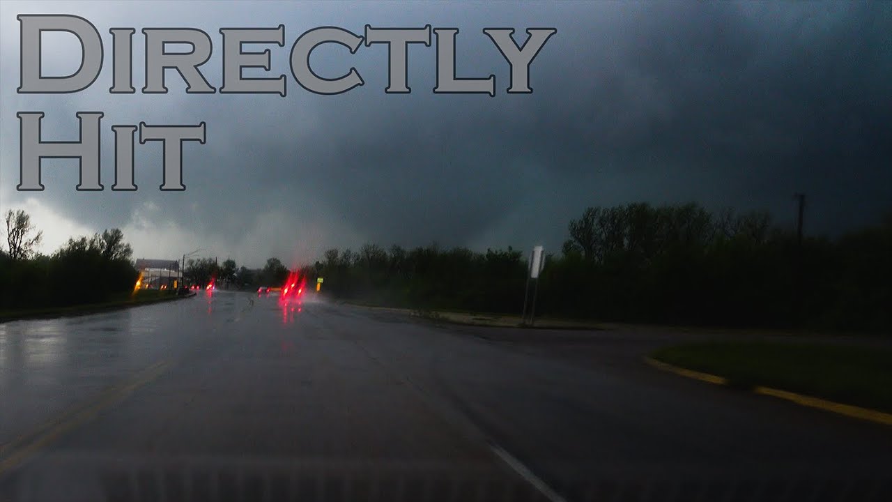 Tornado directly hits Seminole, OK 