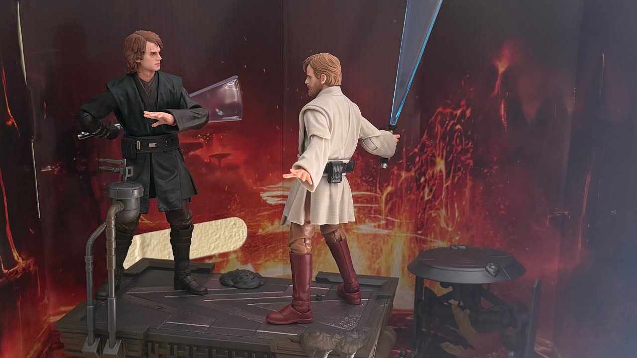 Star Wars - THE BLACK SERIES! - SDCC 2025 Anakin (Vader) & Obi-Wan 2 Pack Display Piece Set! All New