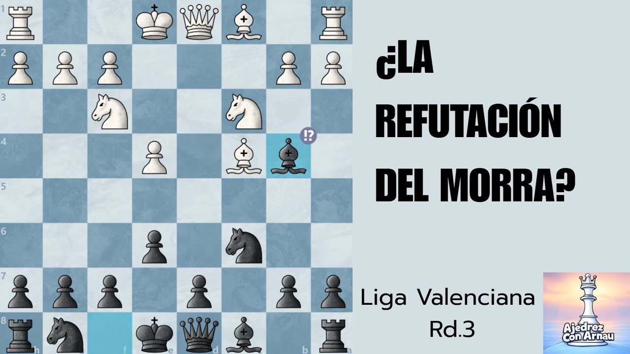 REFUTANDO EL GAMBITO MORRA Y LOGRANDO MI VICTORIA DE  MAYOR ELO - Interclubs ronda 3