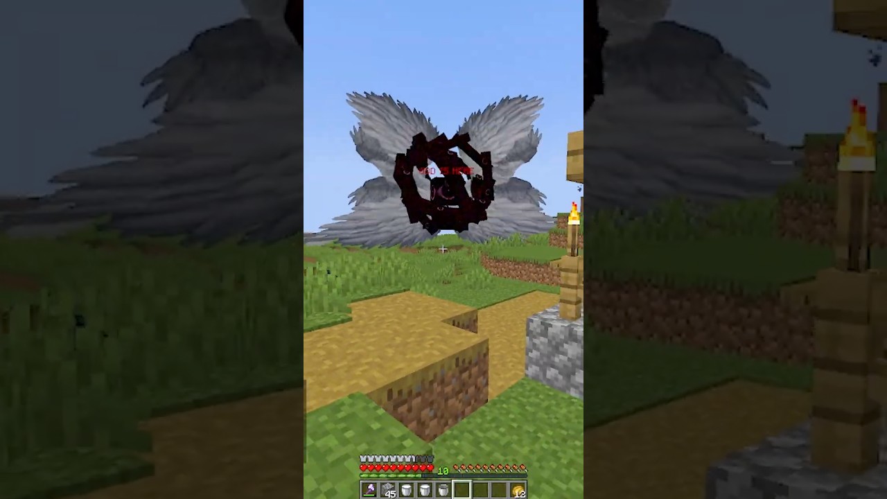 The God: Horror mod in Minecraft 🫣 #minecraft