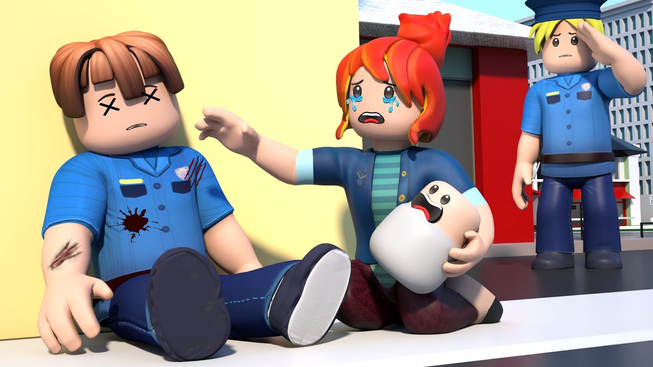ROBLOX Brookhaven 🏡RP: Great Sacrifice : HERO DAD POLICE Part 2 | King Roblox