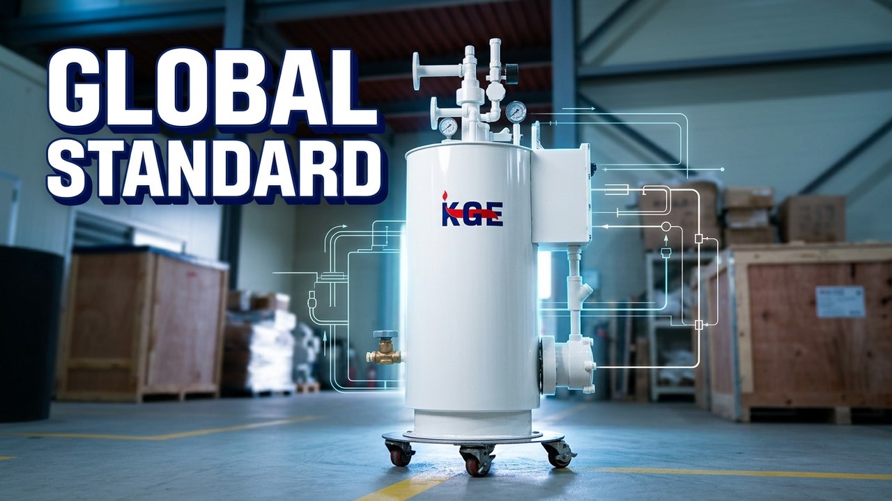 Испарители сжиженного газа KGE (Korea Gas Engineering) от УКРАВТОНОМГАЗ