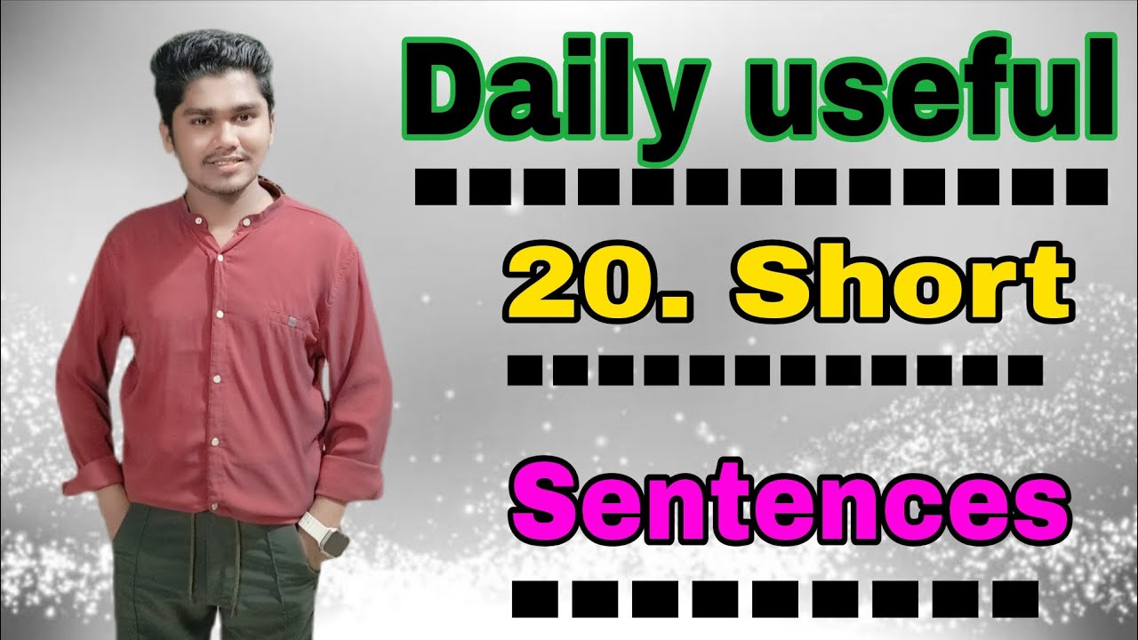 Daily Useful 20  Short sentences 