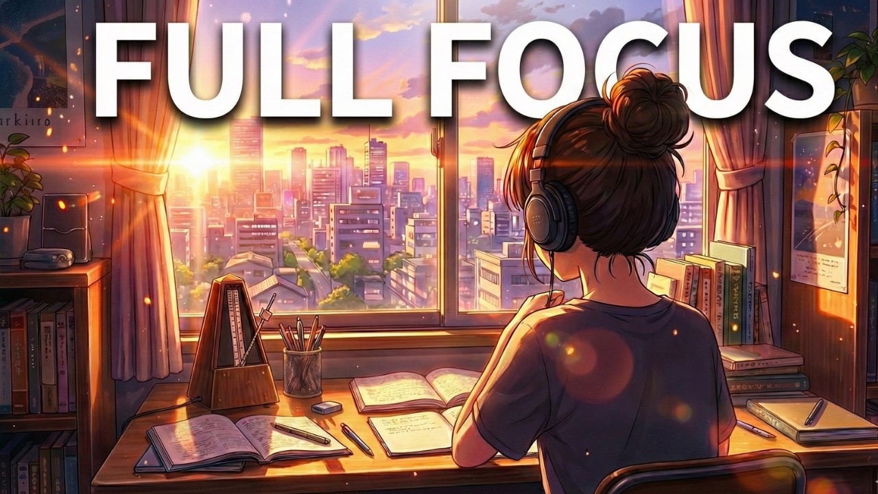 M E D I T A T I V E  F O C U S  🌅  deep work immersion, lo-fi mix