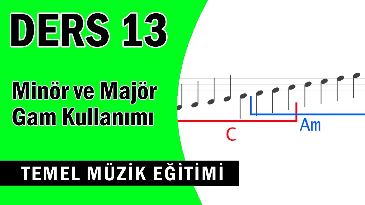 Minör ve Majör Gam Kullanımı | Temel Müzik Eğitimi | #13