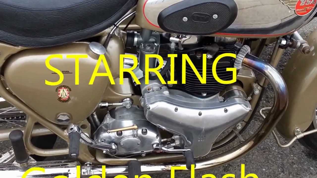 BSA A10 Golden Flash 1954 with Watsonian sidecar o
