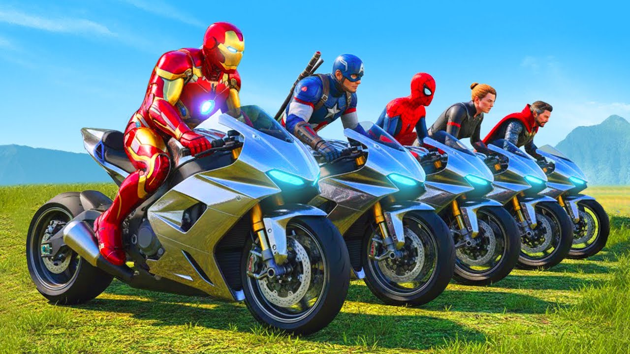 الرجل العنكبوت انقاذ باتمان Spider-Man Ragdoll Superman vs Flash amazing fun game GTA 5 superhero