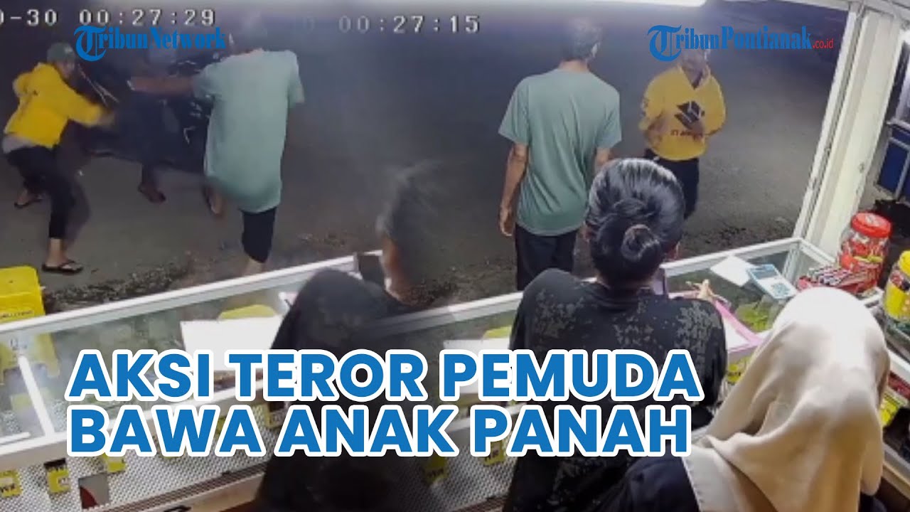 🔴 Viral Aksi Teror Pemuda Bawa Anak Panah di Kota Makassar