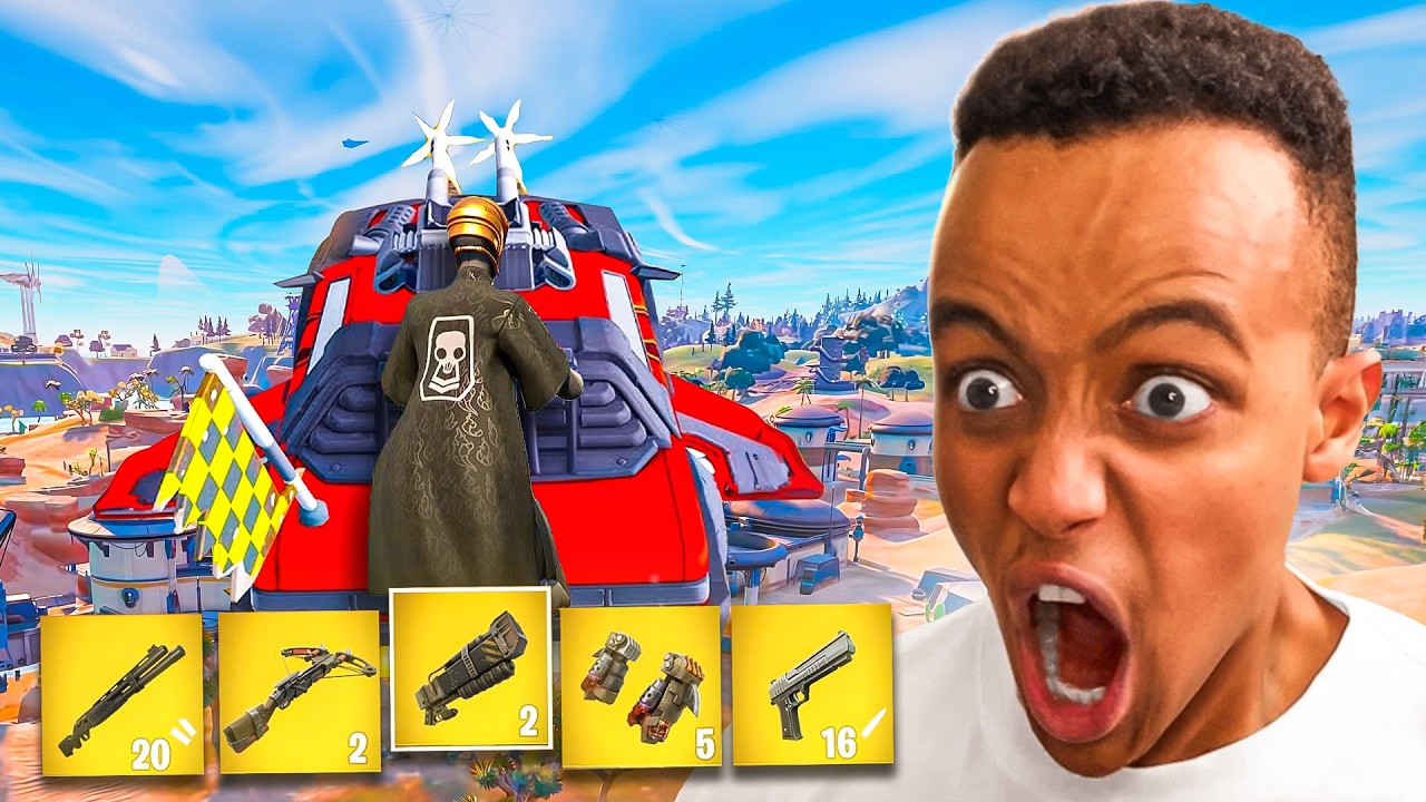 عاد ملك الفورتنايت | هجموا عليّ  السيارات 🏃🏾