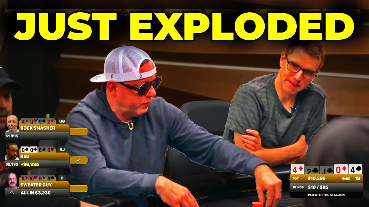 $5/$10/$25 PLO Went OFF &ndash; Only the Biggest Pots