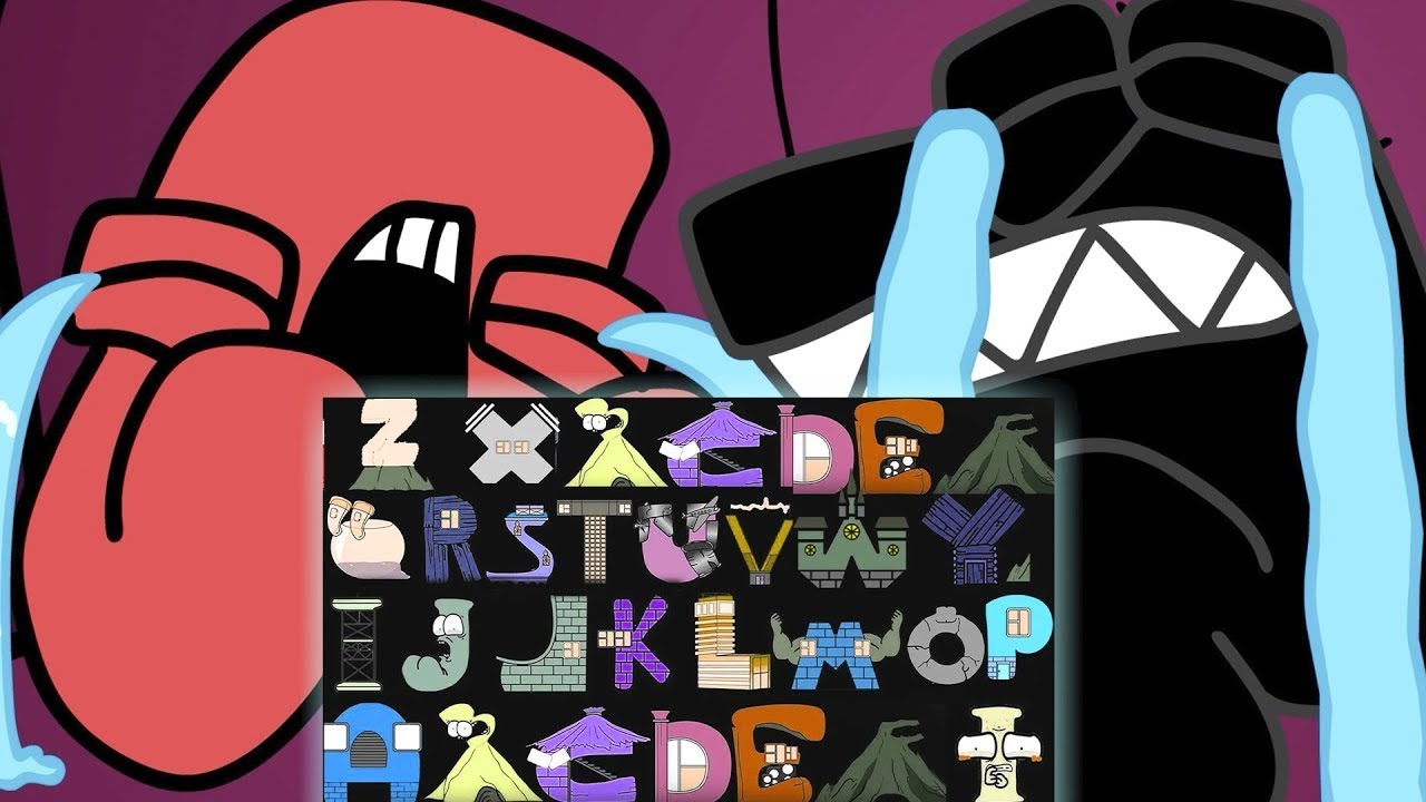 Alphabet REACTS Reverse Plush toy All Letter   BUT COLORS SWAPPED