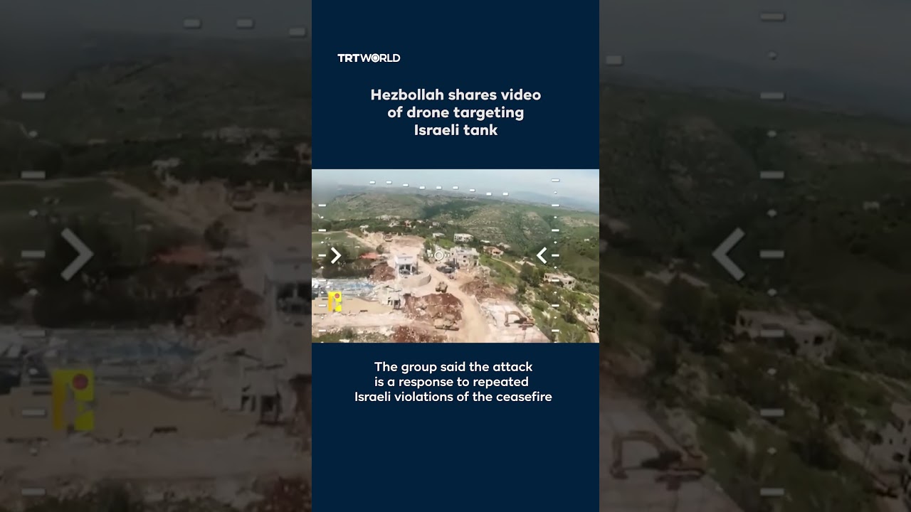 Hezbollah targets Israeli tank