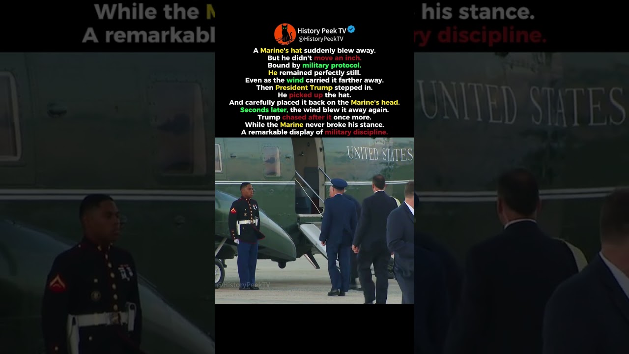 Trump vs. Helicopter Wind: The Viral Marine One Moment 🛑