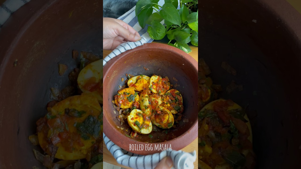 Boiled egg masala #egg #eggrecipe #recipevideo #boiledegg