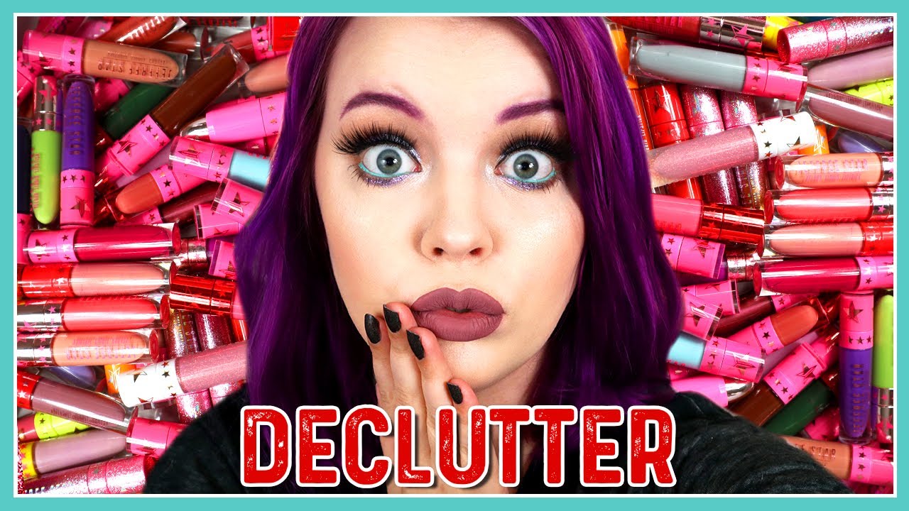 Huge 101 Jeffree Star Lipstick DECLUTTER 🤯 2/3 Gone!!!!