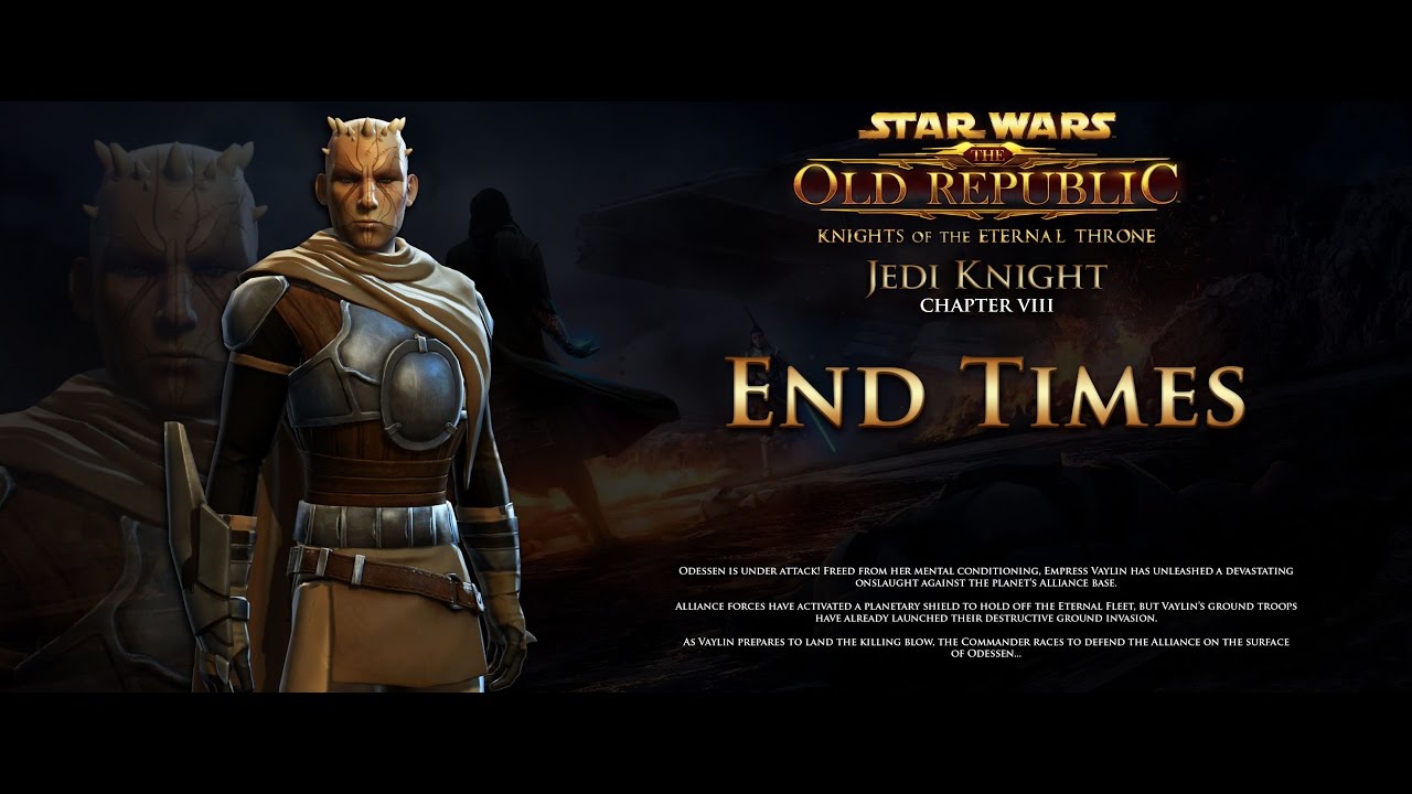 SWTOR Knights of the Eternal Throne: Chapter 8 - End Times: Jedi Knight Story
