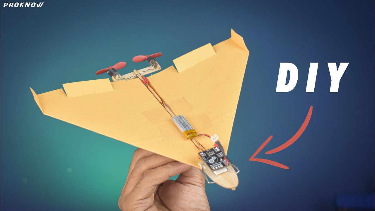 Создание бумажного самолётика с управлением по Wi-Fi с помощью ESP8266 &mdash; NodeMCU