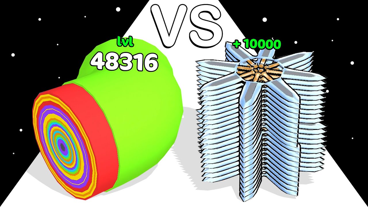 Layer Runner VS Grinder Run: ASMR Gameplay ❌ Max Level!