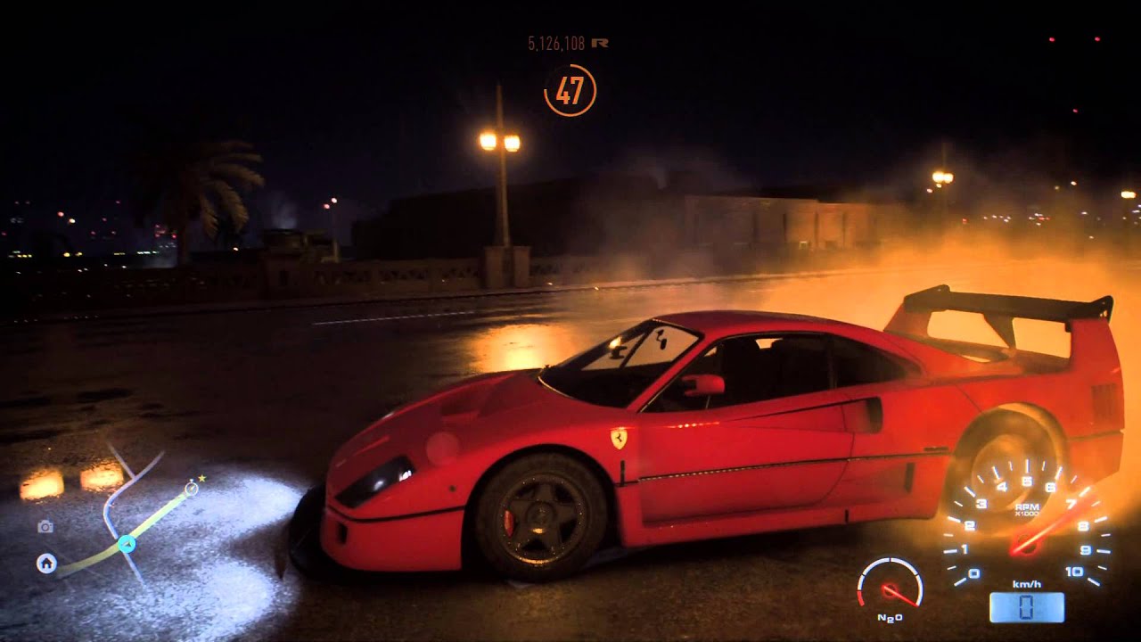 Need For Speed Ferrari F40 (1987) PS4 Gameplay