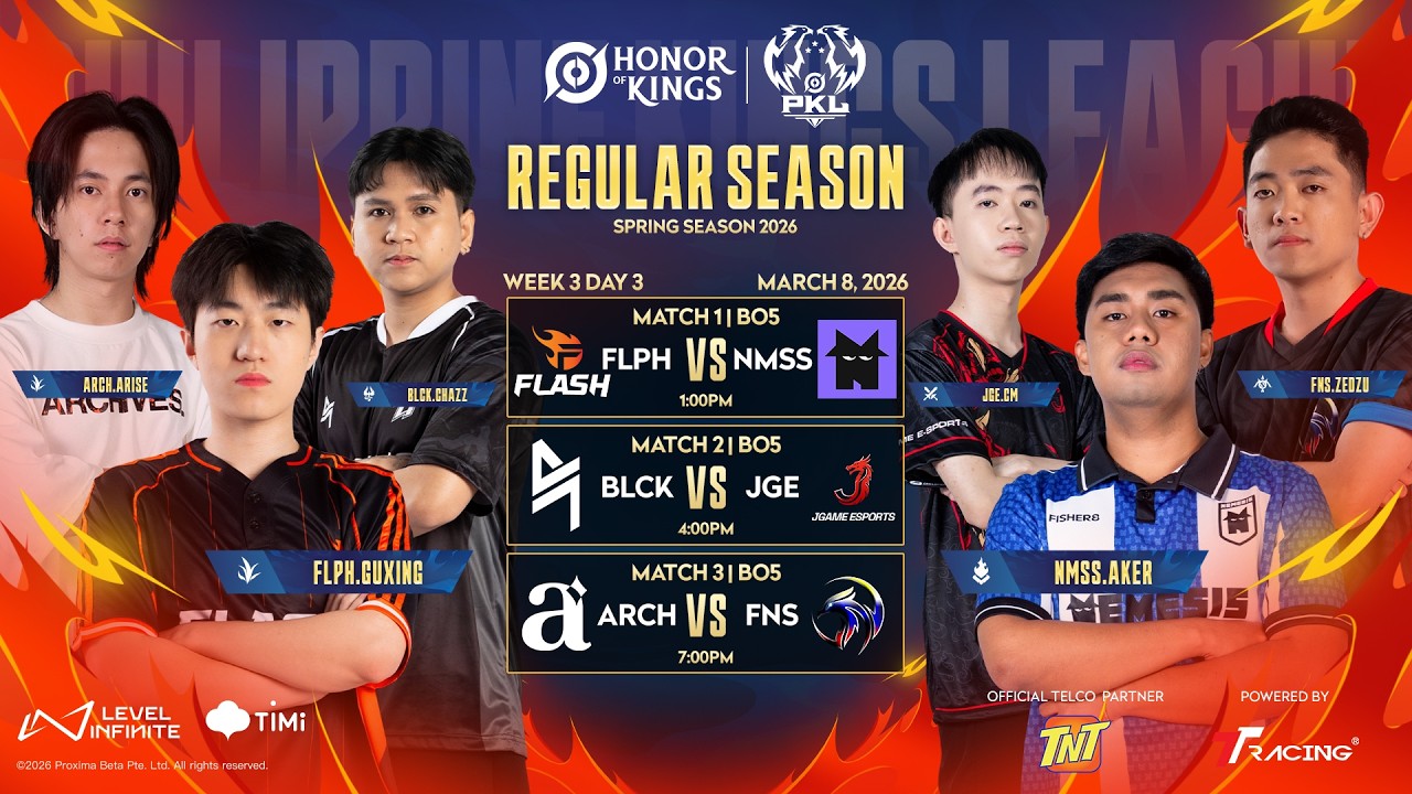 LIVE | PKL Honor of Kings Spring Season 2026 | Regular Season Week 3 - Day 3