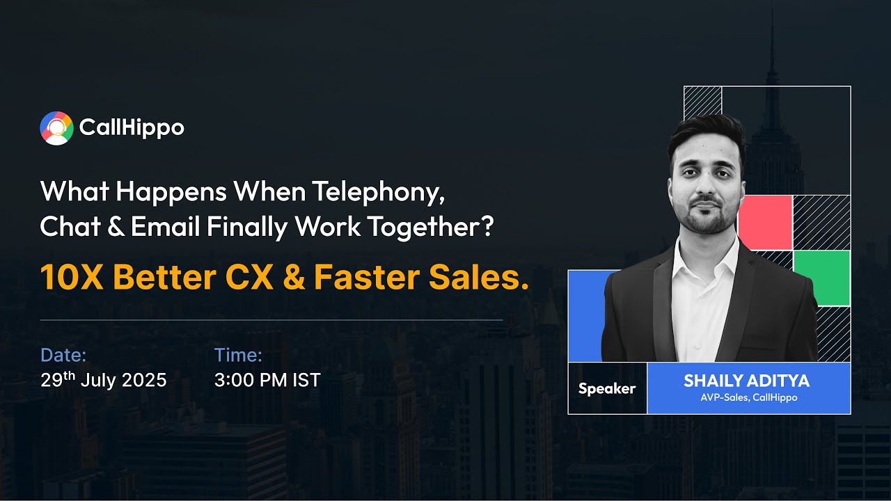 What Happens When Telephony, Chat & Email Finally Work Together? 10X Better CX & Faster Sales.