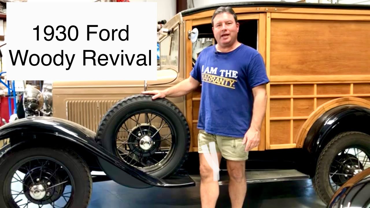 Rare 1930 Ford Model A Woody revival, repairs and drive!