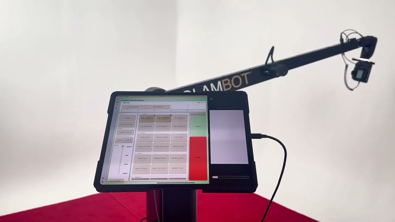 Operating Glambot® and Snappic With Only One iPad