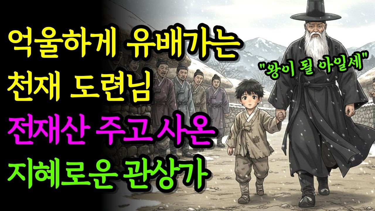억울하게 유배가는 천재 도련님의 관상을 보더니 