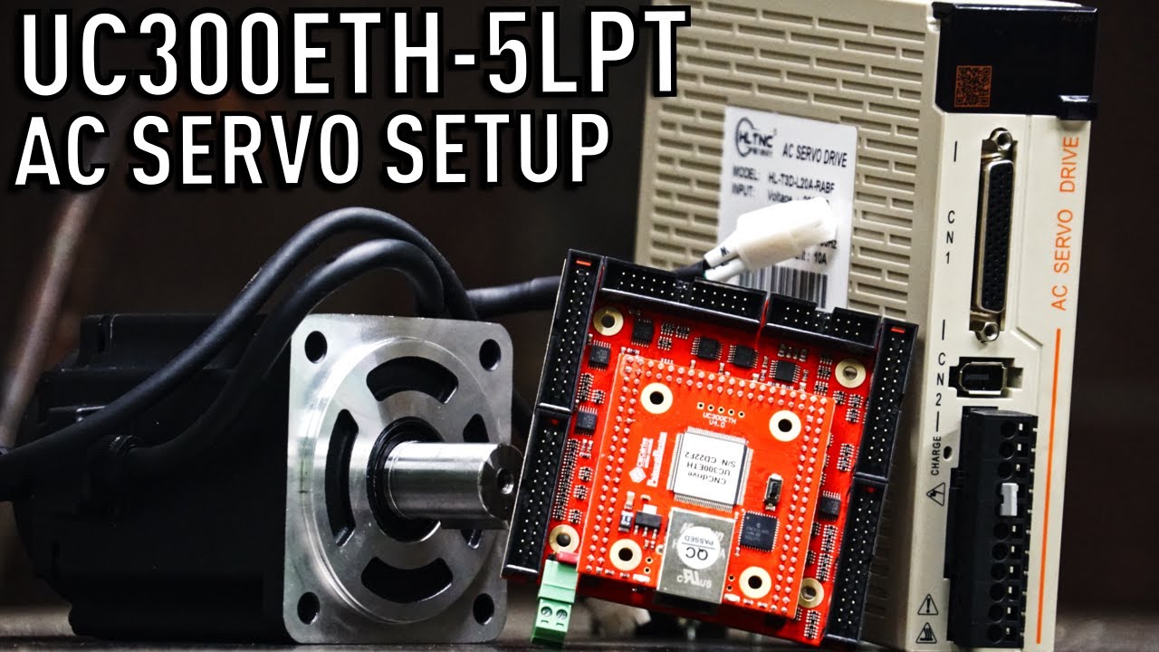 Настройка осей сервопривода переменного тока №2 контроллера движения ЧПУ Ethernet UC300ETH-5LPT