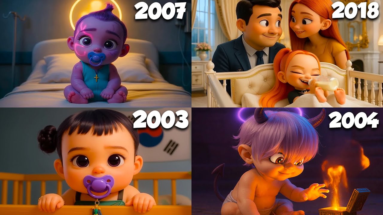K-Pop Demon Hunters Evolution MIX Comparison 4K - Mira, Rumi, Zoey