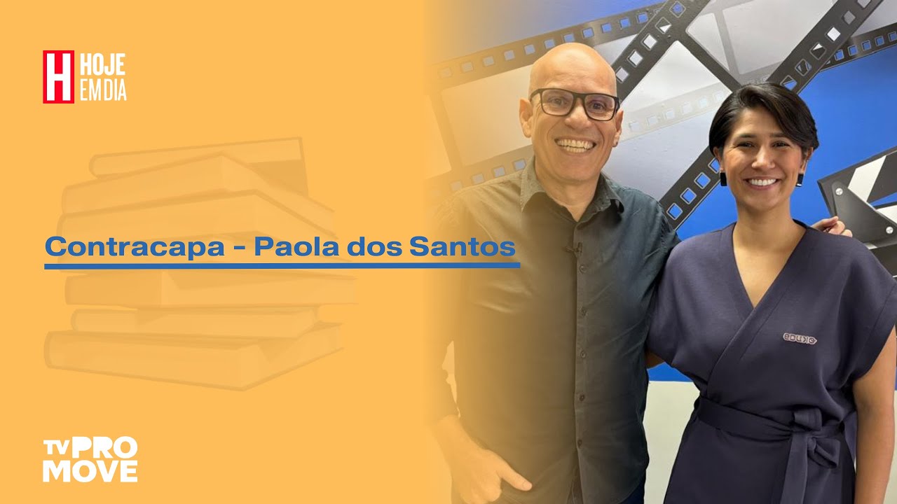 CONTRACAPA - Paola dos Santos, professora, analista de educação e escritora
