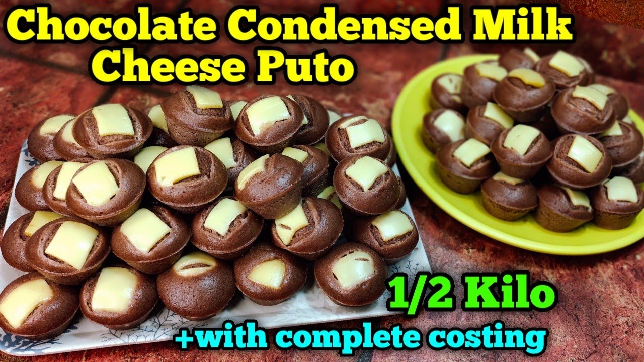1/2 Kilo Recipe of Chocolate Condensed Milk Cheese Puto_with complete costing