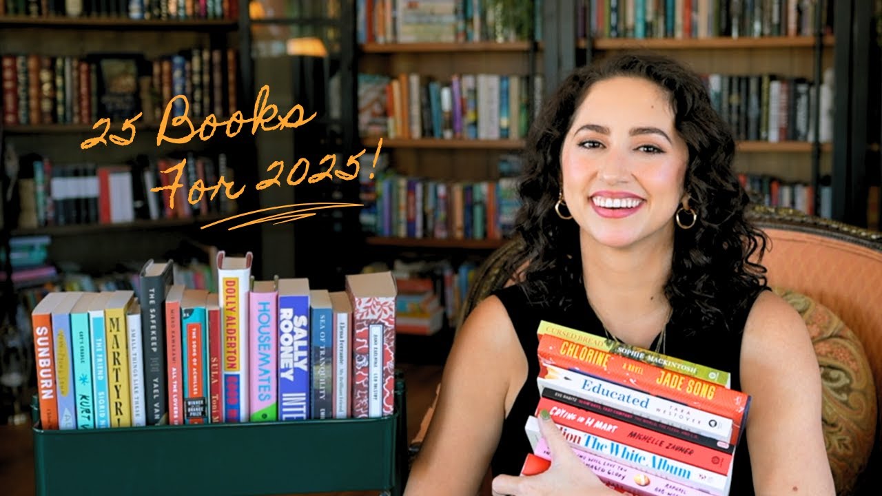 25 BOOKS TO READ IN 2025! | My Yearly TBR!