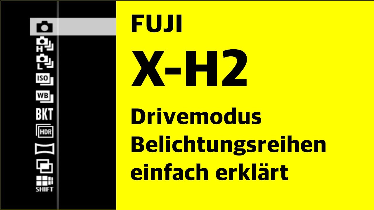 Fuji X-H2 der Drivemodus