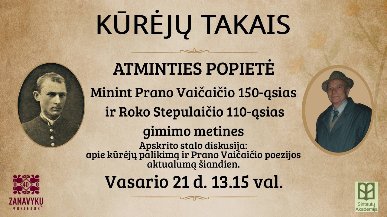 Atimtines popietė „Kūrėjų takais“