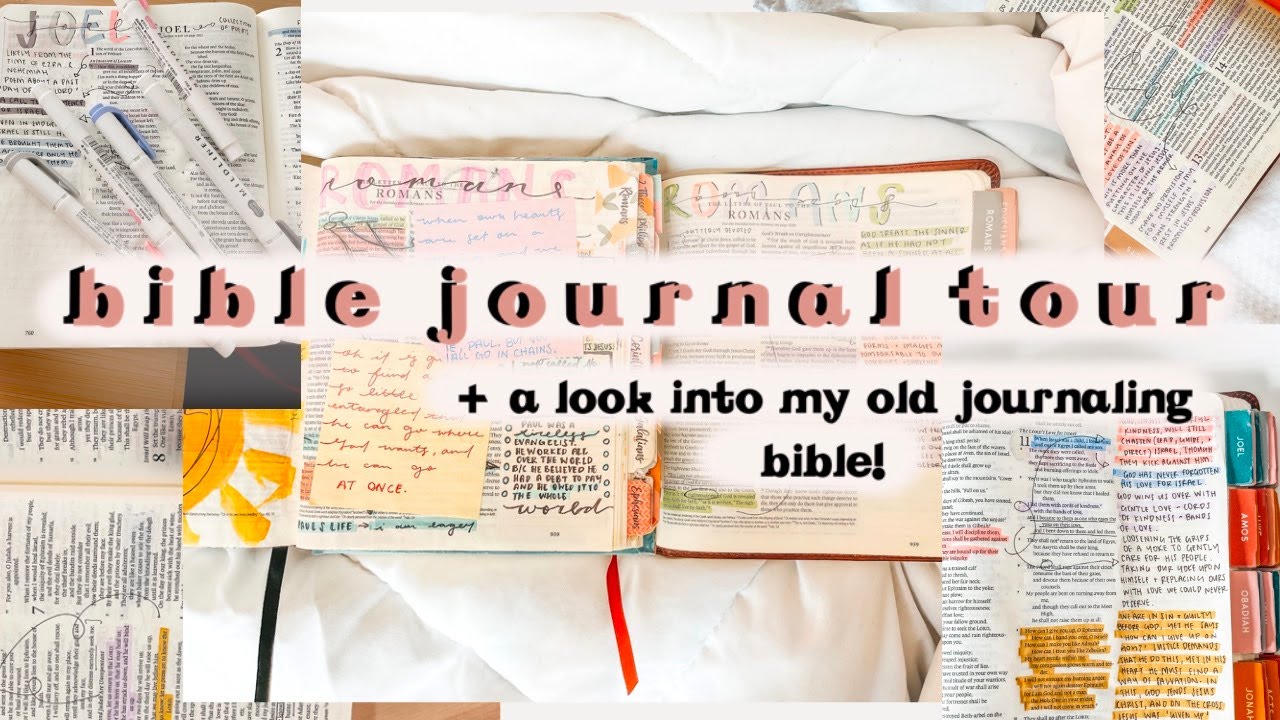 JOURNALING BIBLE TOUR // a look into my old bible journal !!