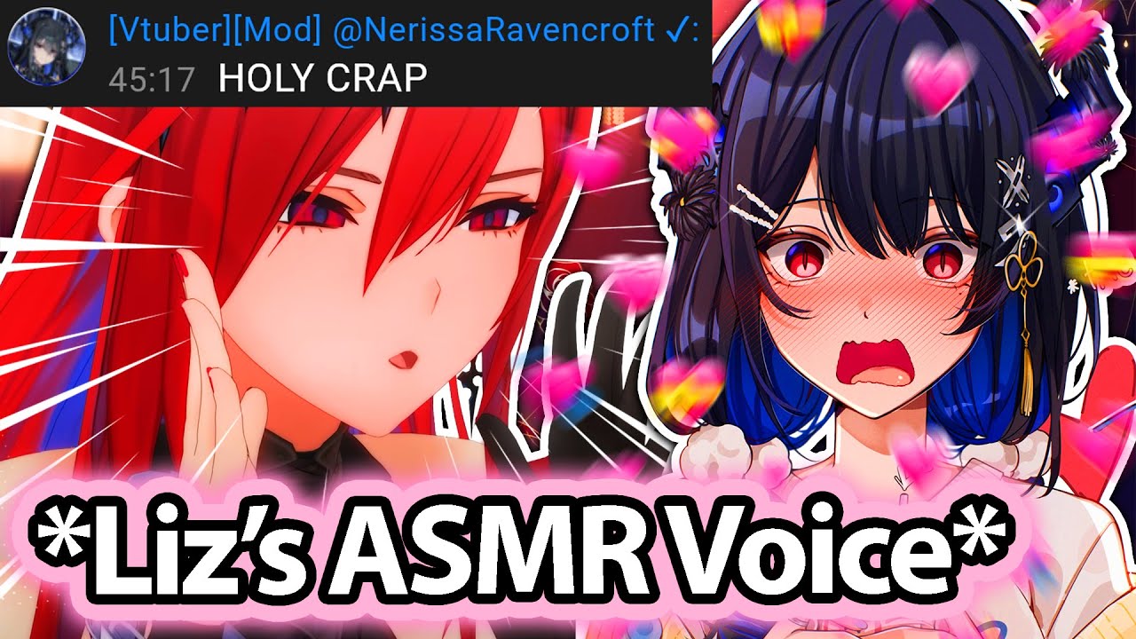 Nerissa Enters Liz's ASMR Stream at The Perfect Time 【Hololive】