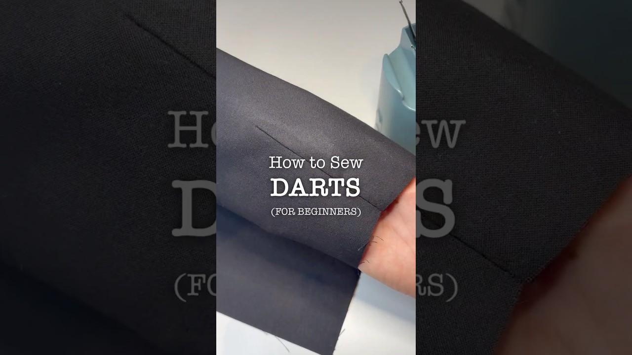 Как сделать вытачки (для начинающих) 🪡 #научитесьшить #шитьедляначинающих